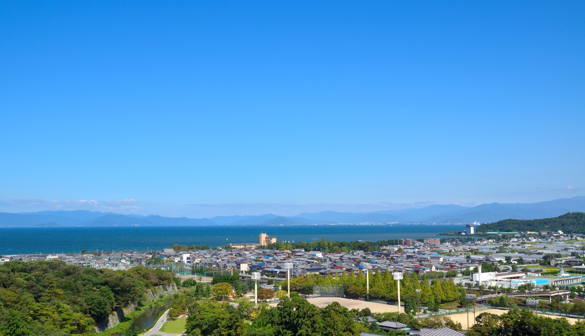 彦根市の町並み